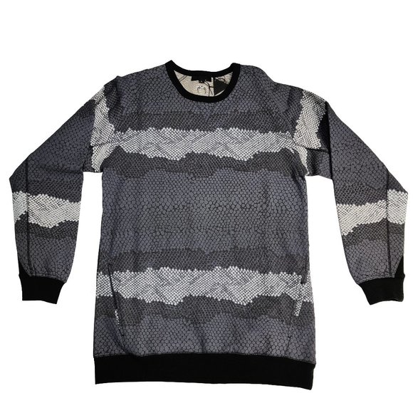 Black Scale Other - NEW $110 BLACK SCALE The Rajah Sweatshirt Snake XL